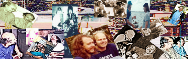 montage of pics of dave & bill, cottage